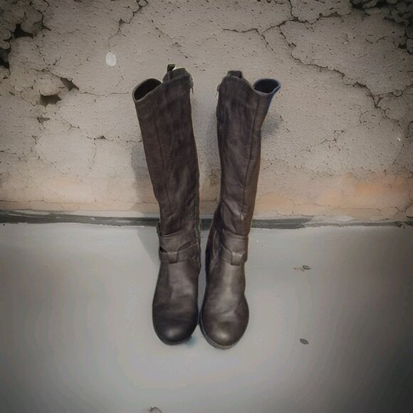 Life Stride Francesca Boot Riding Knee High Adjustable Women's Size 7.5 Wide - Picture 2 of 7